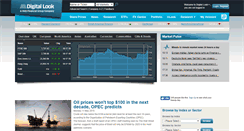 Desktop Screenshot of finance.digitallook.com